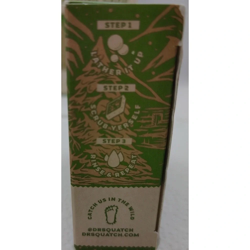 4 Pk Dr Squatch Limited Edition Mens Natural Soap Alpine Sage 5oz Ea NEW GIFTS!!